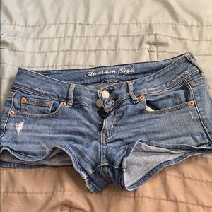 American Eagle denim jean shorts.